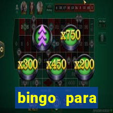 bingo para despedida de solteira para imprimir